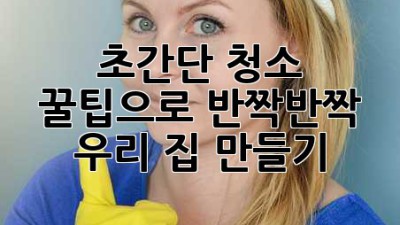 ✨초간단 청소 꿀팁🍯으로 ✨반짝반짝💎 우리 집 만들기!🏡